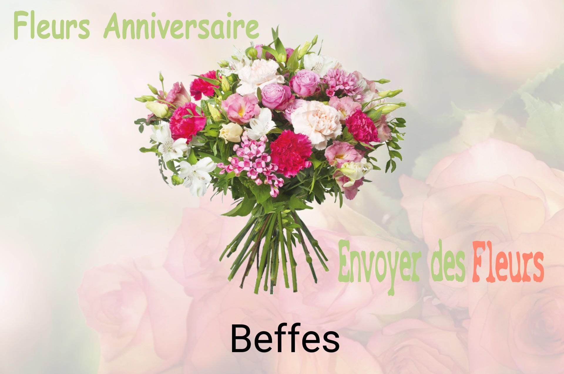 Bouquet de fleurs d’anniversaire livré à Beffes